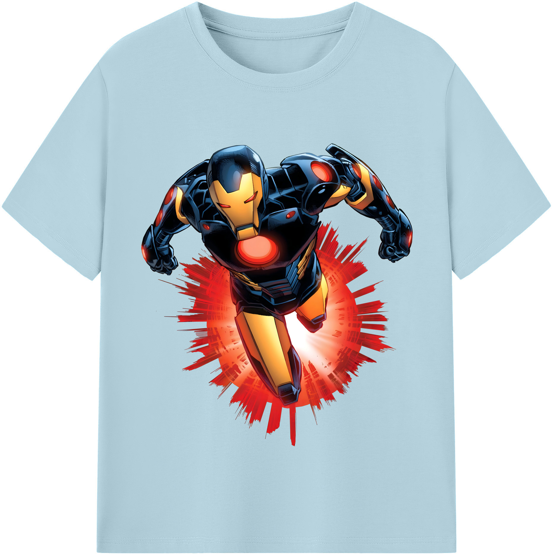 （画像用） アベンジャーズ The Avengers 綿100％半袖Tシャツ（フロントプリント）